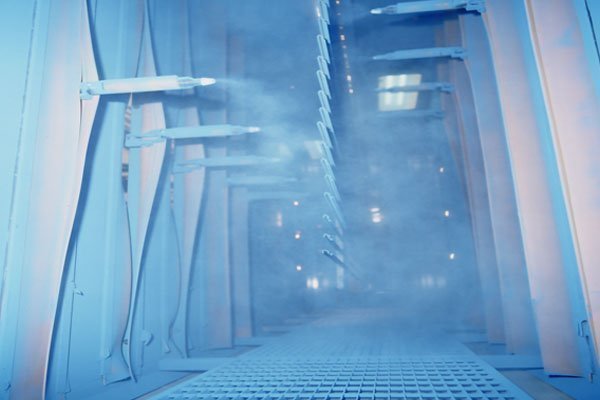 powder coating plant