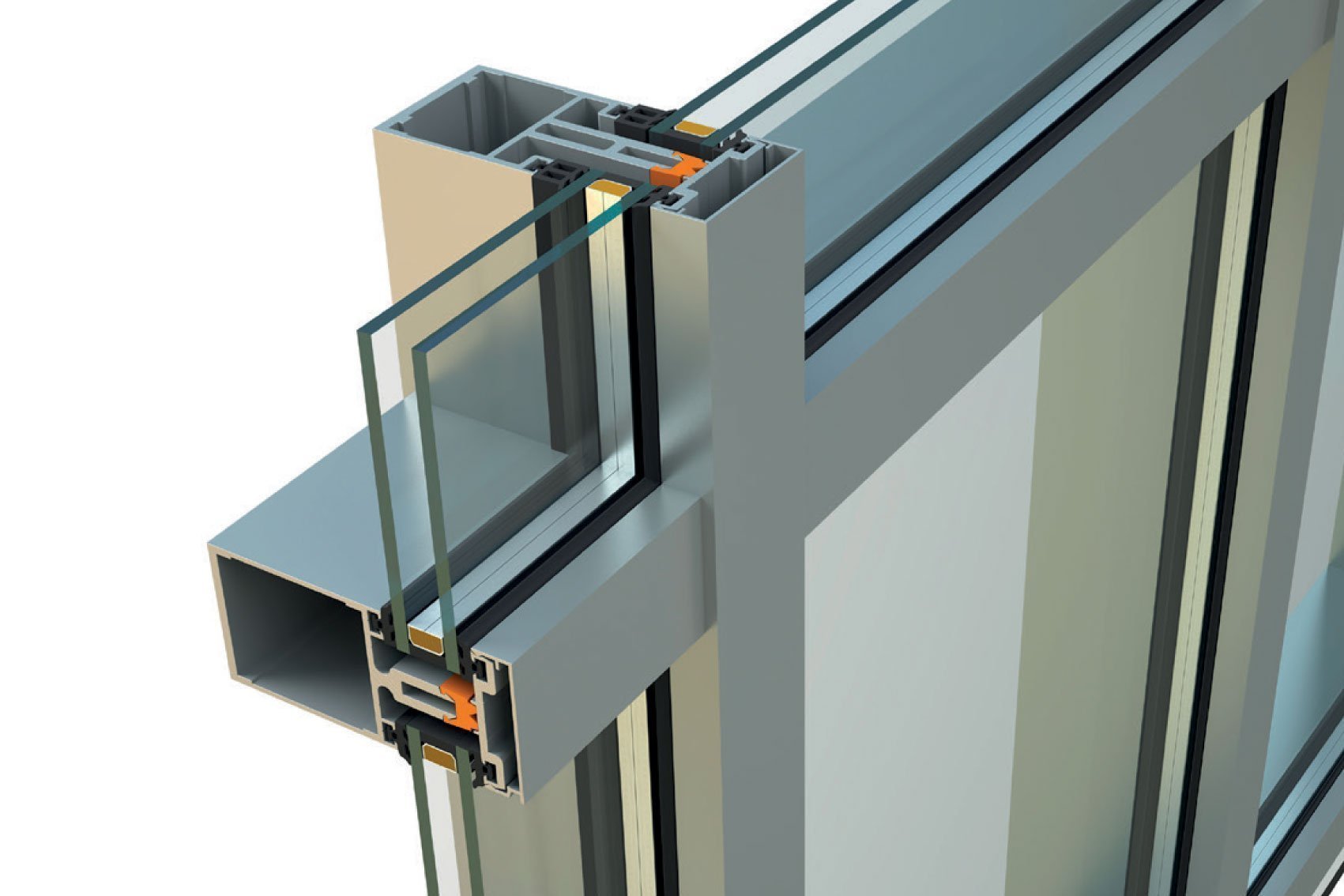 MU800 - MULLION DRAINED