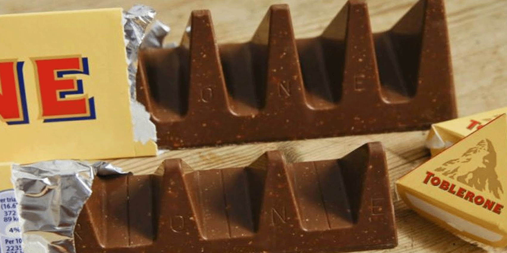 Chocolate in a foil wrapping