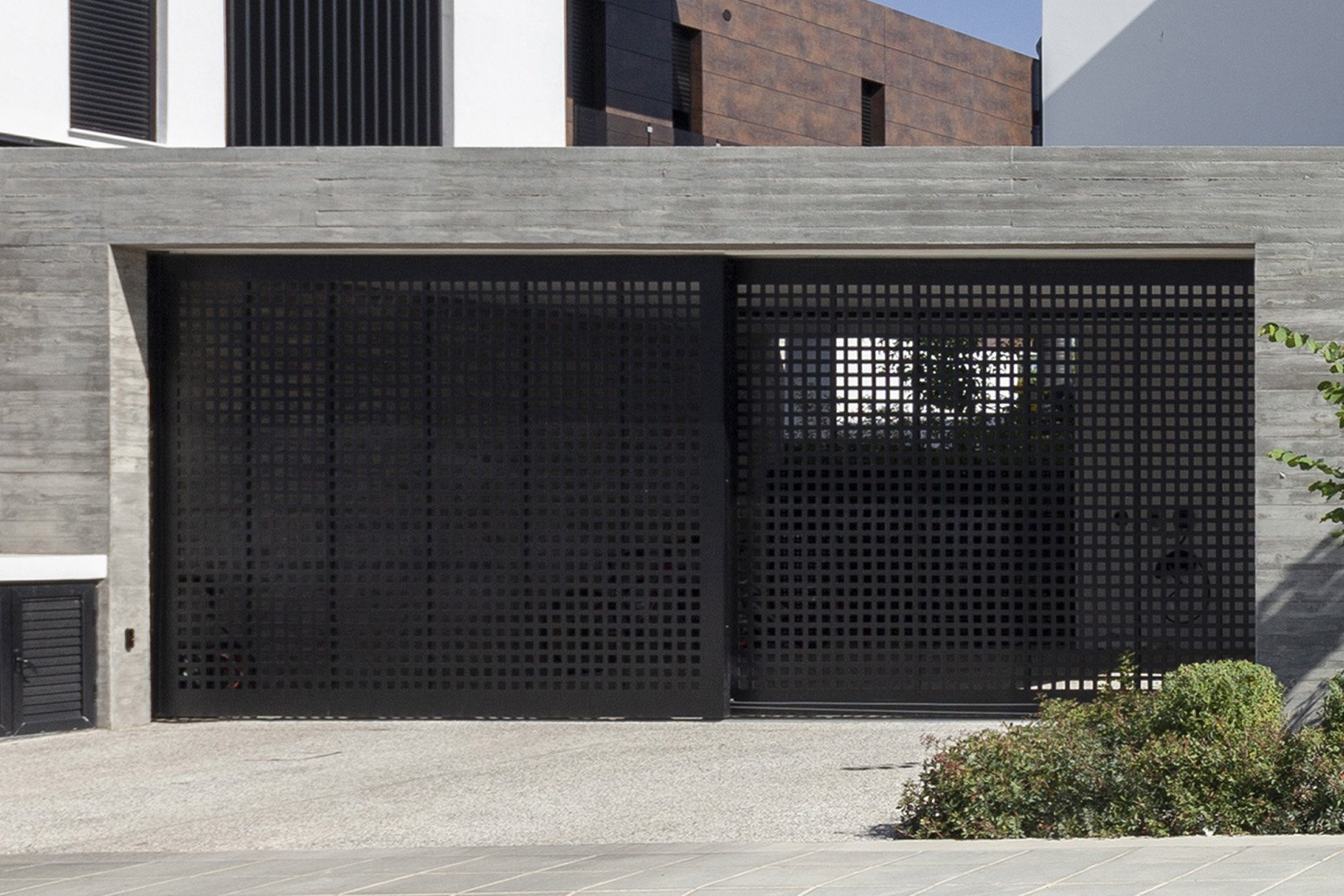 Fences with Perforated Panels